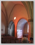 Rosy glow - back of church